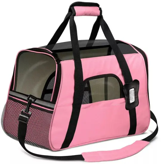 Kitcheniva Airline Approved Pet Carrier Pink {1}