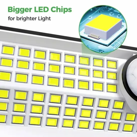 4x 100 LED Solar Power Wall Light Waterproof Outdoor PIR Motion Sensor Path Lamp {3}