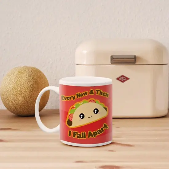 Kawaii Foods Taco 11 Ounce Ceramic Mug {4}