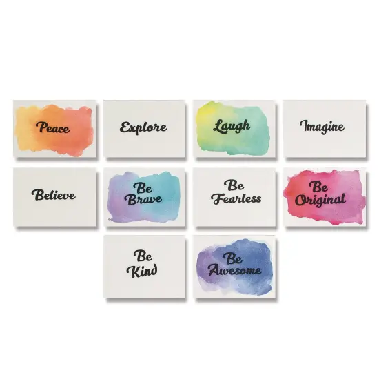 Watercolor Velvet Resist Art Prints (Pack of 100) {3}