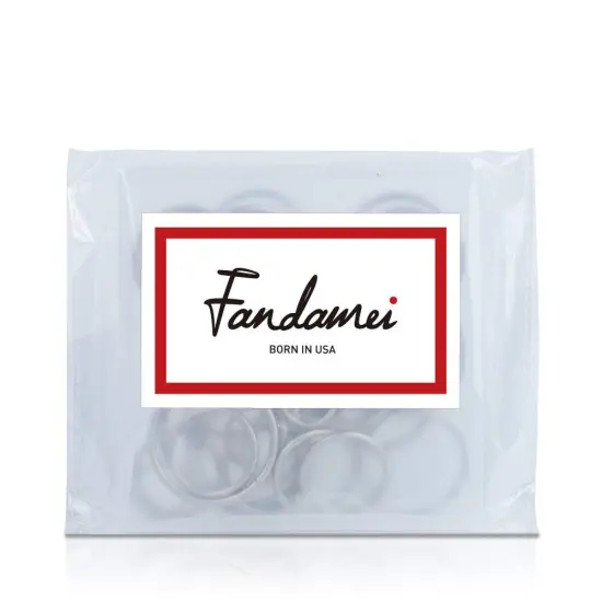 Metal O Ring，50 Pcs Silver Multi Purpose Metal O Ring for Macrame, Camping, Dog Leashes, Hardware, Bags and More Craft Project - 16Mm, 21Mm, 25Mm, 32Mm, 38Mm {6}