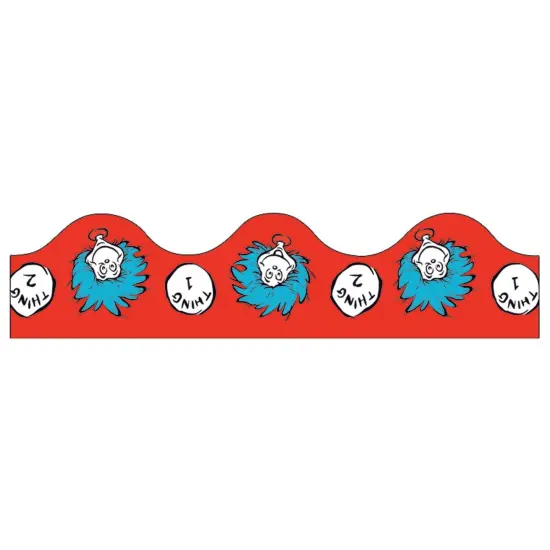 Dr. Seuss&trade; Thing 1 & 2 Deco Trim&reg;, 37 Feet Per Pack, 6 Packs {2}