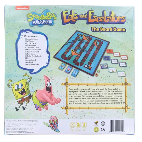 Nickelodeon Spongebob SquarePants Eels and Escalators The Board Game {4}