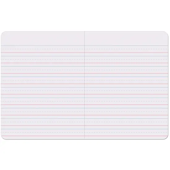 Primary Composition Book, Book Bound, D'Nealian/Zaner-Bloser, 5/8" x 5/16" x 5/16" Ruled, 9-3/4" x 7-1/2", 100 Sheets, Pack of 6 {2}