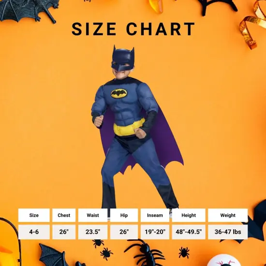 DC Batwheels Batman Classic Child Muscle Costume {5}