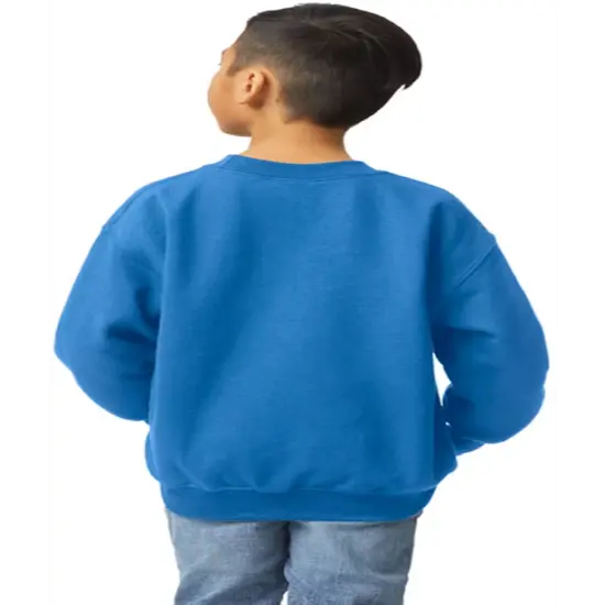 GILDAN&reg; Heavy Blend Youth Crew-neck Long Sleeve Sweatshirts {5}