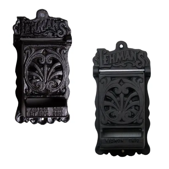Lehman's Wall Mounted Matchbox Holder, Cast Iron, Vintage Style, Handy Dispenser for Kitchen Match Sticks {2}