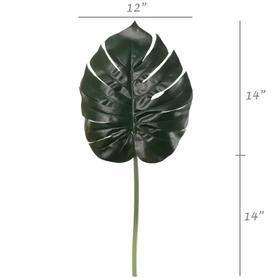 28" Split Philo Leaf Plant - Artificial Greenery, 12" Wide, Perfect for Home Decor, Office Spaces & Events - Year-Round Indoor Decoration, Floral Home by Artificial Flowers {2}