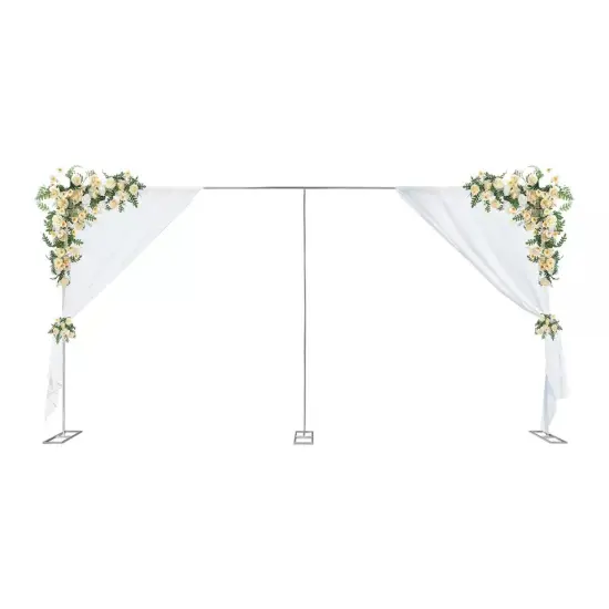 Wedding Party Backdrop Stand Pipe Kit 6x3m carbon steel Pole Curtain Frame {1}