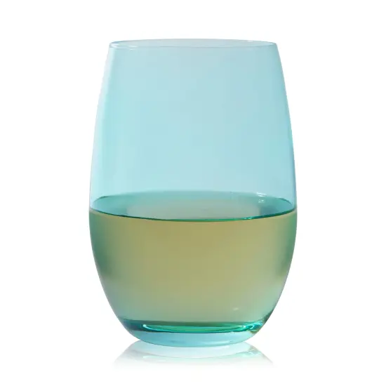 Color Stemless Wine Glass set of 4  {6}