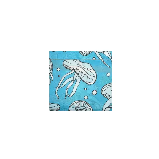 Wrapables Medium Foldable Tote Nylon Reusable Grocery Bag (Set of 2), Jellyfish {4}