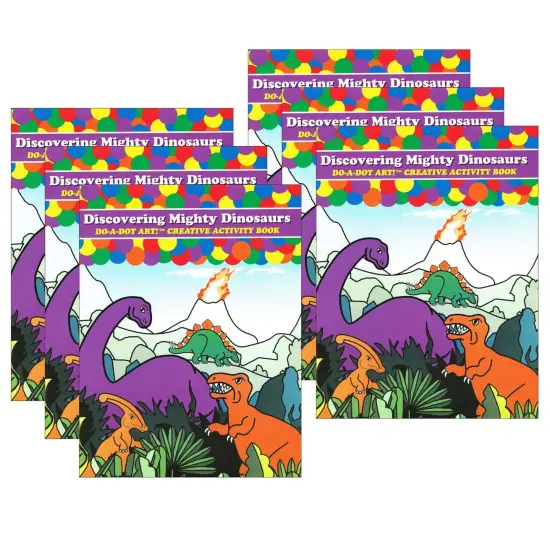 Discovering Mighty Dinosaurs Creative Art & Activity Book, Pack of 6 {1}