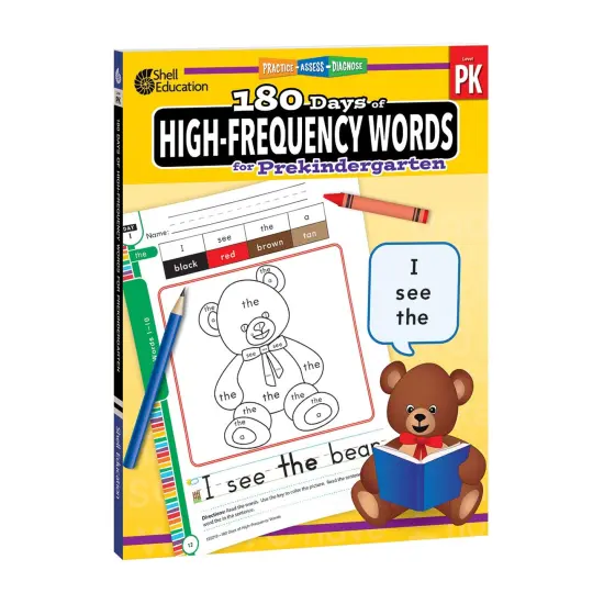 180 Days of High-Frequency Words for Prekindergarten {1}