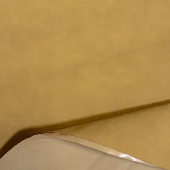 Kitcheniva Suede Vinyl Fabric Faux Leather Self Adhesive 52" Mustard {1}