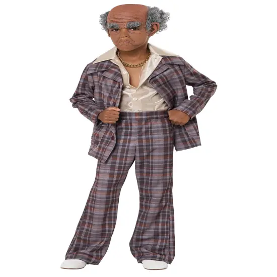 Old Cue Ball Child Costume Kit | Brown {3}