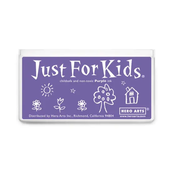 Jumbo Just for Kids Stamp Pad, Purple, Pack of 2 {2}