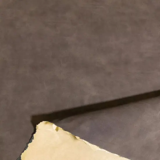 Kitcheniva Suede Vinyl Fabric Faux Leather Non Adhesive 52" Shark gray {4}