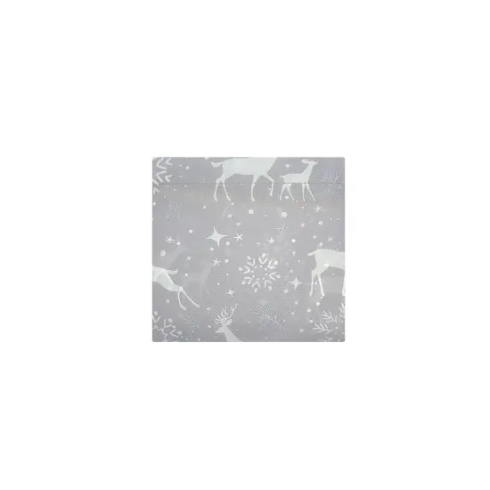 Wrapables Medium Foldable Tote Nylon Reusable Grocery Bag (Set of 2), Dancing Deer {4}