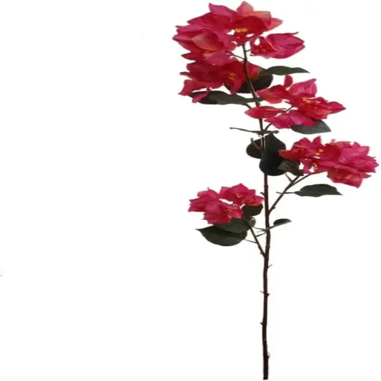 Vibrant 47" Fuchsia Bougainvillea Spray 12 Pieces- Lifelike Artificial Floral Accent for Home or Event Decor {1}