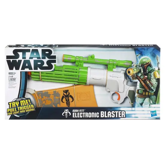 Star Wars Boba Fett Electronic Costume Prop Blaster {3}