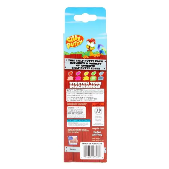 Silly Putty Eggs Party Pack, 5 Per Pack, 3 Packs {4}