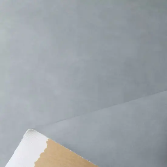 Kitcheniva Suede Vinyl Fabric Faux Leather Non Adhesive 52" Cloud gray {1}