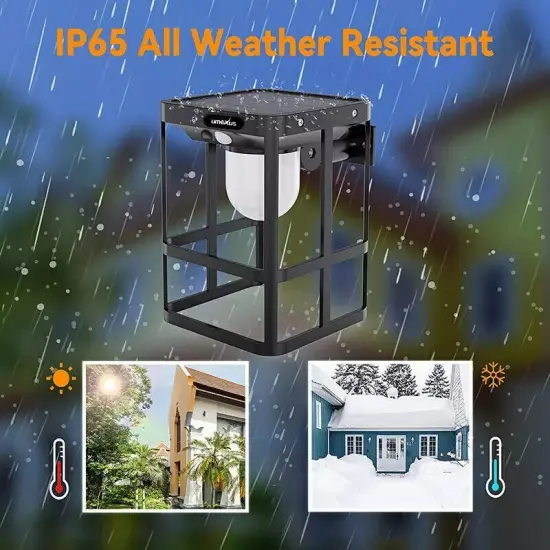 Solar Wall Lights Pathway Lantern Motion Sensor LED Bulb Outdoor Lamp Waterproof {2}