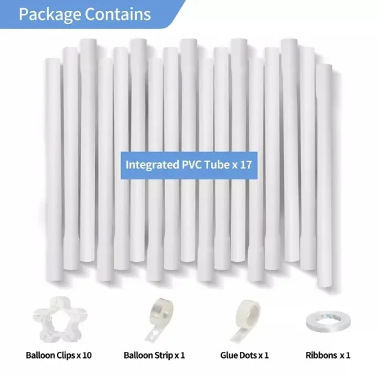 RUBFAC Round Balloon Arch Kit, 62 Inches Reusable Round Backdrop Stand {5}