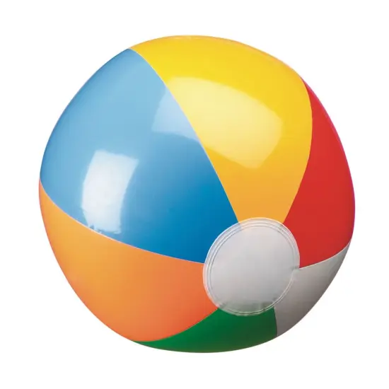 Economy 12" Beach Ball, Inflates to 8" for Ultimate Summertime Fun (Pack of 12) {1}
