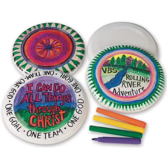 9" Flying Discs Craft Kit (Pack of 15) {6}