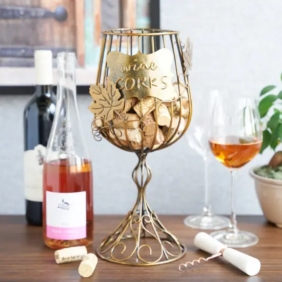 Wine Glass Cork Display {2}