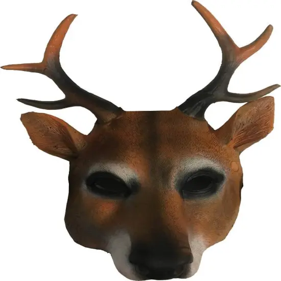 Christmas Reindeer Adult Costume Half Mask {1}