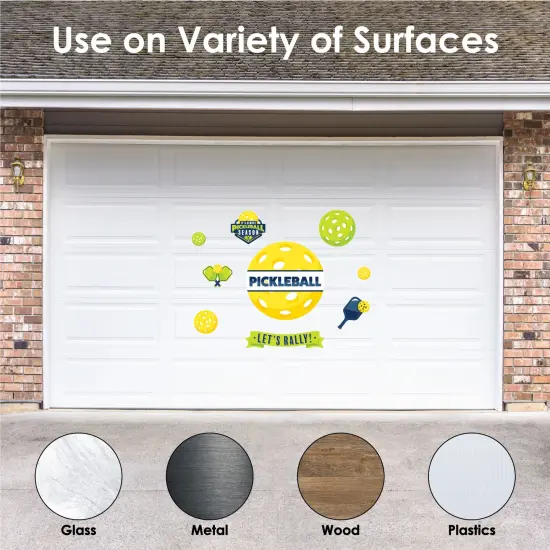 Big Dot of Happiness Let&rsquo;s Rally - Pickleball - Peel and Stick Sports Decor Vinyl Wall Art Stickers - Wall Decals - Set of 20 {6}