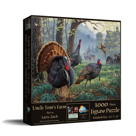 Sunsout Uncle Tom's Farm 1000 pc Thanksgiving Jigsaw Puzzle 52403 {3}