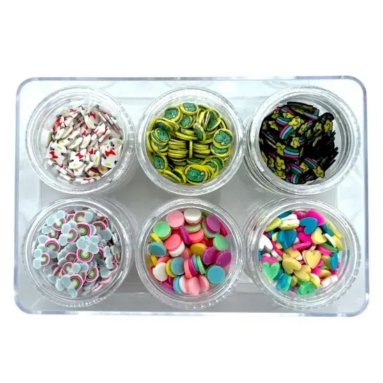 Kawaii Combo Set of Polymer Clay Pieces for Epoxy and UV Resin Art {1}