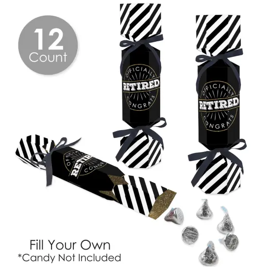 Big Dot of Happiness Happy Retirement - No Snap Retirement Party Table Favors - DIY Cracker Boxes - Set of 12 {4}