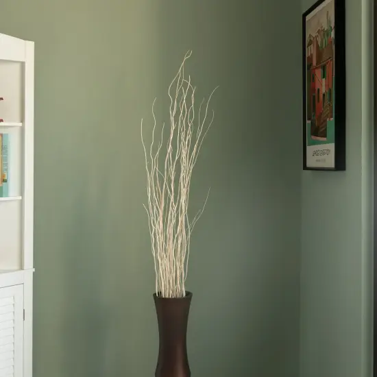 Uniquewise 12pc 59" Natural Dried Mulberry Twigs Ideal Sticks for DIY Crafts Decorative Stems Floral Arrangements Floor Vase Fillers Wedding Centerpiece Event Decorations and Home D&eacute;cor Accent, White {10}