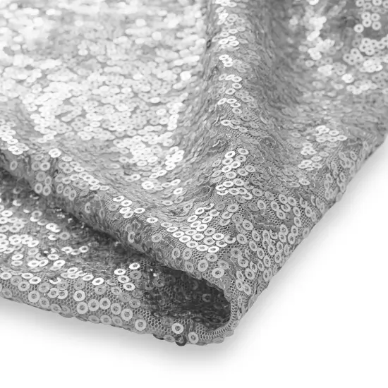 Lann's Linens (Set of 4) Sequin Photography Backdrop Curtains - 2ft x 8ft Tall Glitter Background&nbsp;Panels for Wedding, Party or Photo Booth {2}