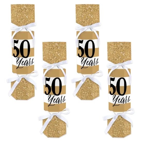 Big Dot of Happiness We Still Do - 50th Wedding Anniversary - No Snap Anniversary Party Table Favors - DIY Cracker Boxes - Set of 12 {1}