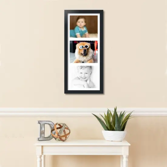 ArtToFrames Collage Photo Picture Frame with 3 - 8x10 inch Openings, Framed in Black with Over 62 Mat Color Options and Plexi Glass (CSM-3926-2156) {2}