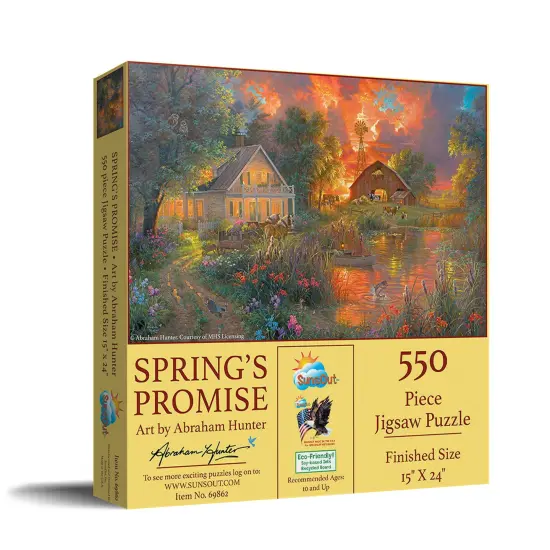 Sunsout Spring's Promise 550 pc Jigsaw Puzzle 69862 {3}