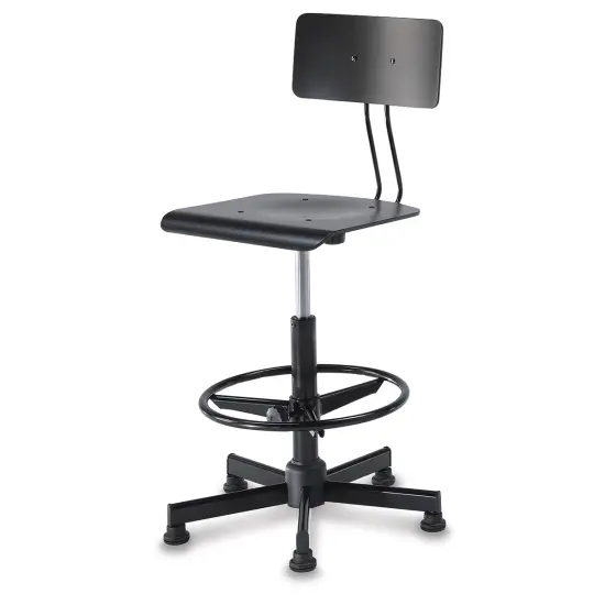 Bieffe Drafting Chair - Black {1}