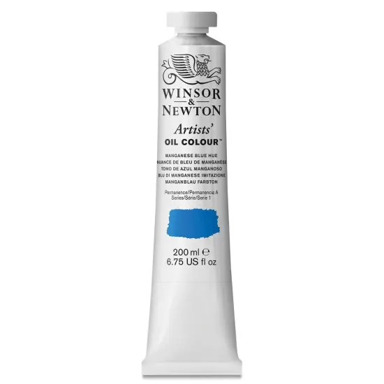Winsor & Newton Artists' Oil Color - Manganese Blue Hue, 200 ml tube {1}