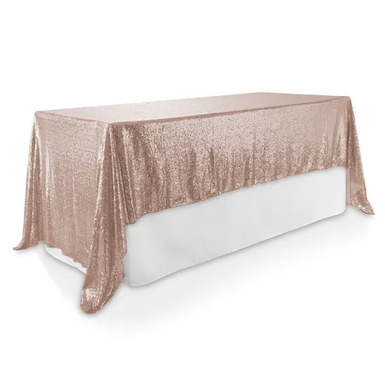 Lann's Linens Sequin Tablecloths, Overlay Covers and Table Runners {3}
