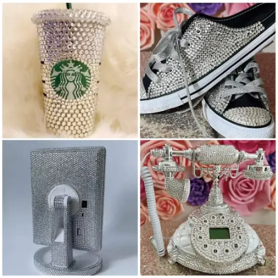 3150 Pieces Clear Nail Gems Silver Face Jewels Tooth Eye Gems-Tiny Glass Nail Diamonds Stone Flatback-Small White Crystals Rhinestone for Acrylic Nails-Craft Gems with Wax Pen HINABTRU {3}