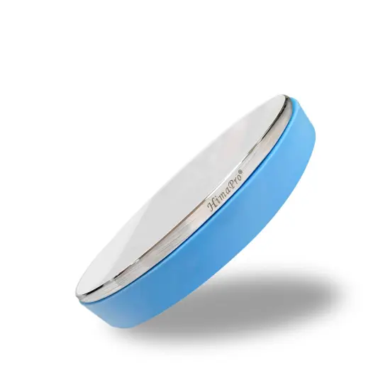 Professional No rebound Steel Bench Block, Metal Stamping Block for Jewelry Making - 3 inch Round Block with Mirror Polishing and Chrome Plating {2}