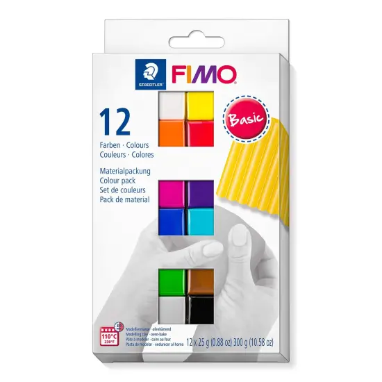FIMO Soft Polymer Clay - Oven Bake Clay for Jewelry, Sculpting, Crafting, 12 Assorted Colors {2}