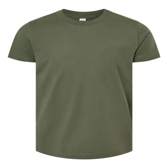 BELLA + CANVAS&reg; Youth Jersey Tee - 3001Y Military Green {1}