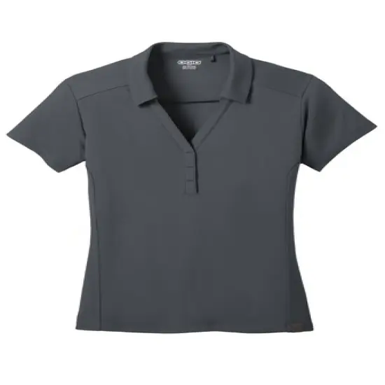 OGIO&reg; Ladies Framework Polo Diesel Grey {1}