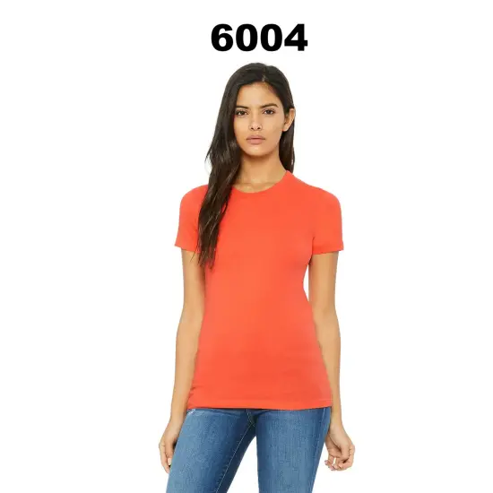 BELLA + CANVAS&reg; Women's Slim Fit Short Sleeve Tee White {3}